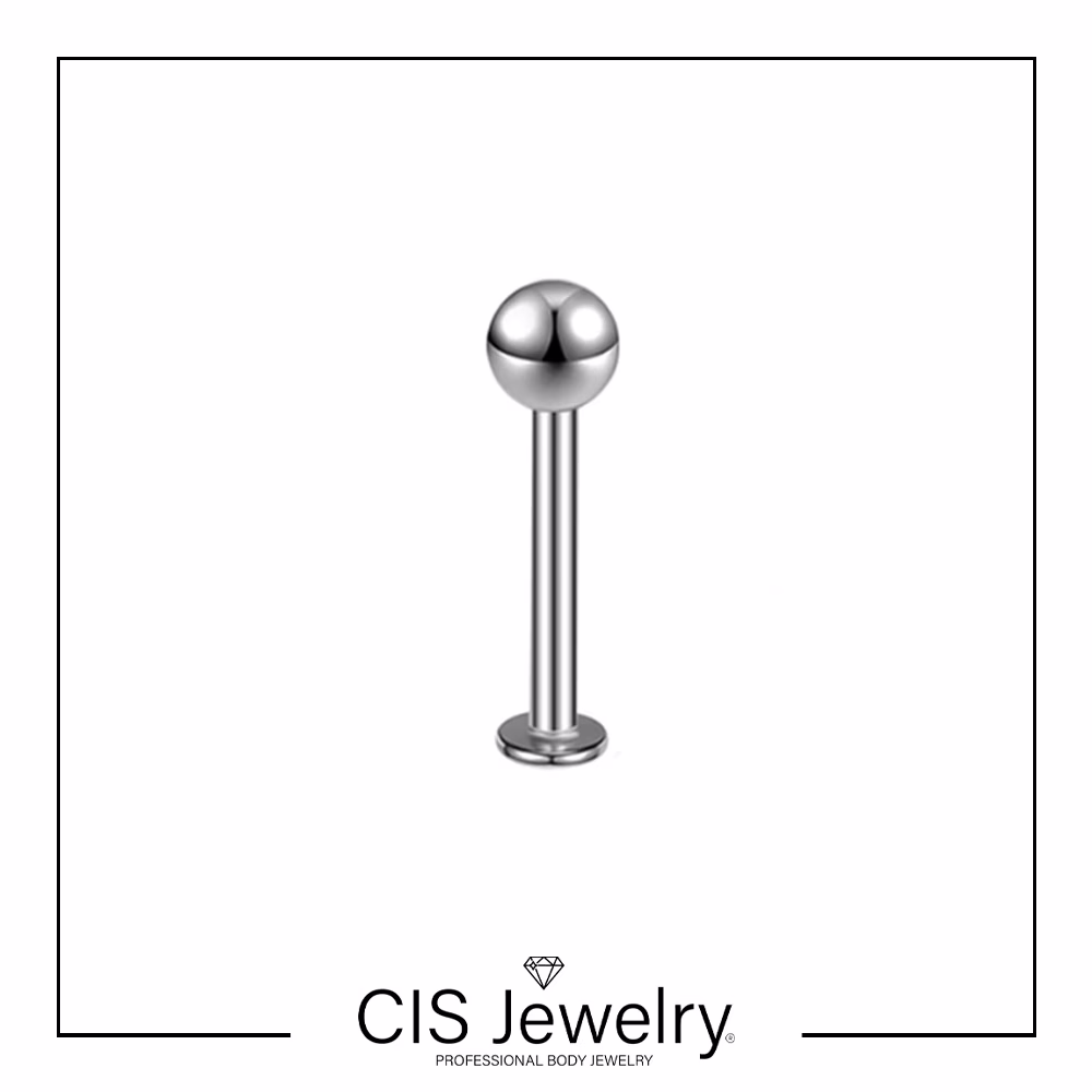 Piercing Labret y bola básico Ti
