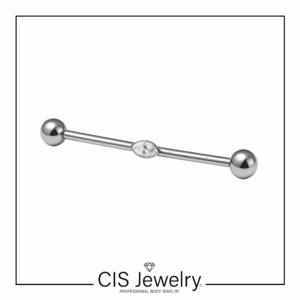 Piercing Industrial zirconia marquise