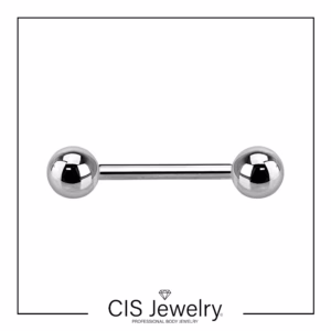 Piercing Barbell recto y bola (Ti)