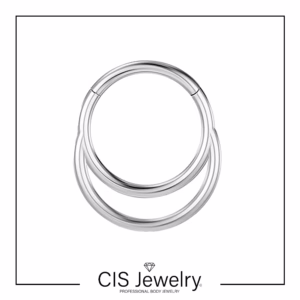 Piercing Aro clicker doble