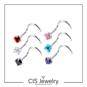Piercing Nostril zirconia color