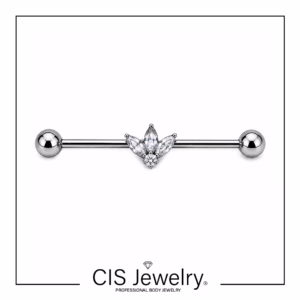 Piercing Industrial cluster marquise y round