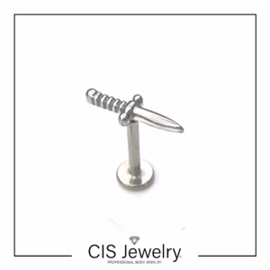 Piercing Labret y daga (AQ)