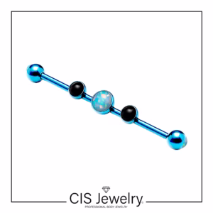 Piercing Industrial ópalos y onix