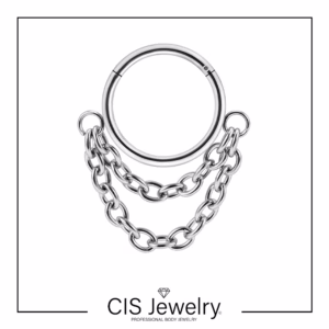 Piercing Aro clicker cadenas