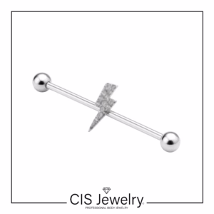 Piercing Industrial Rayo Martillado