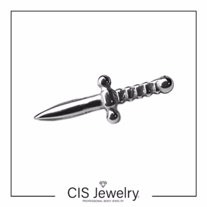 Piercing Labret y daga (Ti)