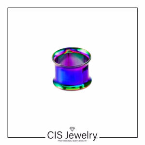 Piercing Expansor anodizado tornasol 10mm (Ti)
