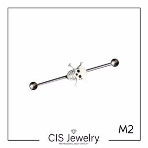 Piercing Industrial Calavera M2