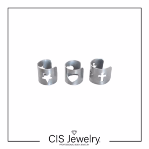 OFERTA LIQUIDACIÓN - Pack de 2 unidades Piercing aro falso con diseño