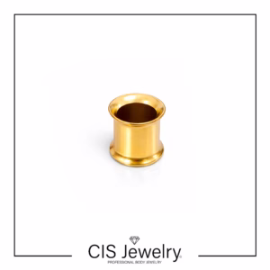 Piercing Expansor sin rosca - color dorado (PVD)