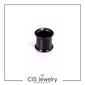 Piercing Expansor sin rosca - color negro (PVD)