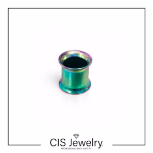Piercing Expansor sin rosca - color tornasol (PVD)