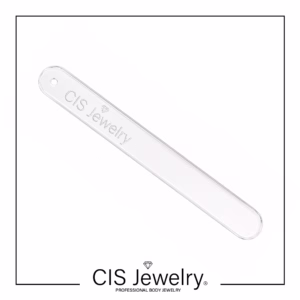 Porta joya exhibidor piercing de mano con logo