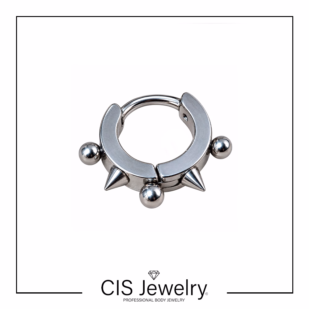 Piercing Aro falso grueso clicker punk